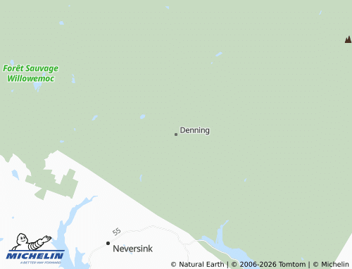 Mapa MICHELIN Denning - ViaMichelin