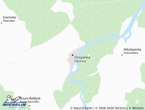 MICHELIN-Landkarte Ovsyanka - ViaMichelin