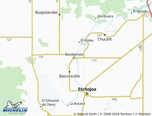 Mappa MICHELIN El Rastro Bacobampo - ViaMichelin