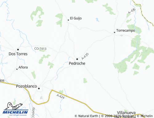 Mappa MICHELIN Pedroche - ViaMichelin