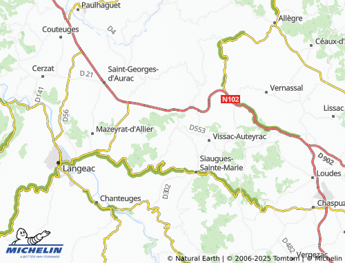 Carte MICHELIN Lachaud - ViaMichelin