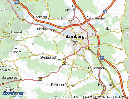 MICHELIN Wildensorg map - ViaMichelin