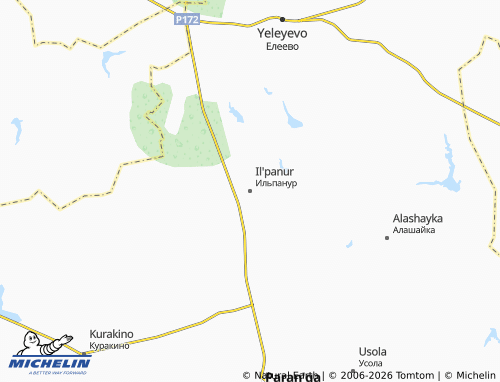 MICHELIN-Landkarte Il'panur - ViaMichelin