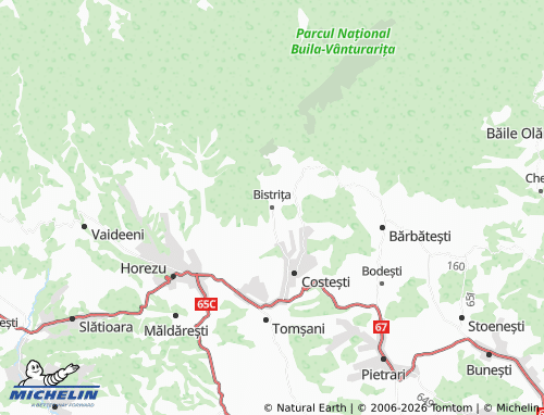 MICHELIN Bistrița map - ViaMichelin