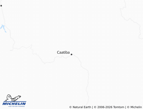 MICHELIN-Landkarte Caatiba - ViaMichelin
