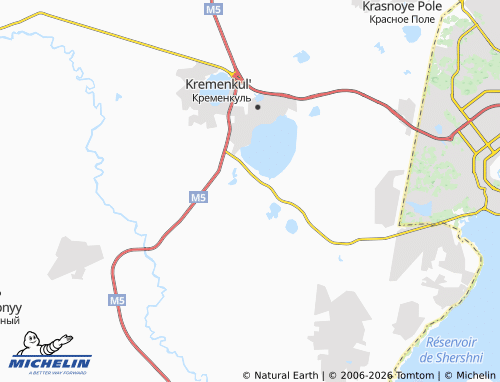 MICHELIN-Landkarte Belyye Rosy KP - ViaMichelin