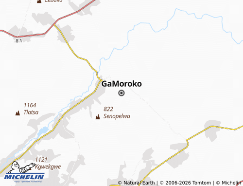 MICHELIN-Landkarte GaMoroko - ViaMichelin