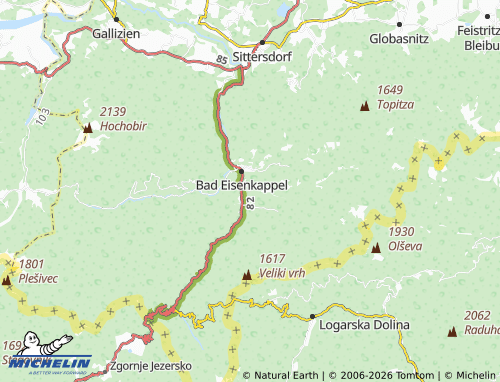 MICHELIN Leppen map - ViaMichelin