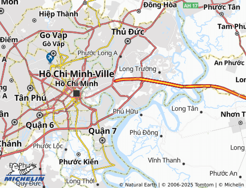 MICHELIN Thạnh Mỹ Lợi map - ViaMichelin
