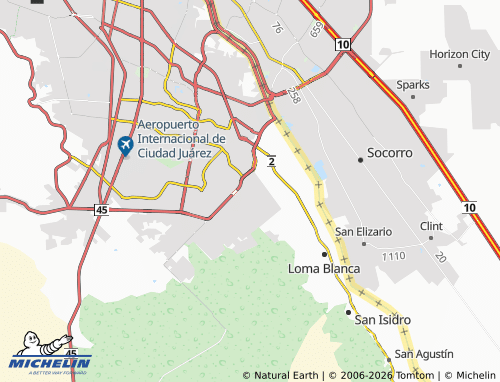 Mappa MICHELIN Héroes de México - ViaMichelin