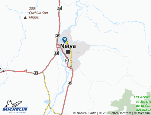 Mapa MICHELIN las Acacias - ViaMichelin