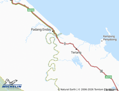 MICHELIN Kampung Semaloi map - ViaMichelin