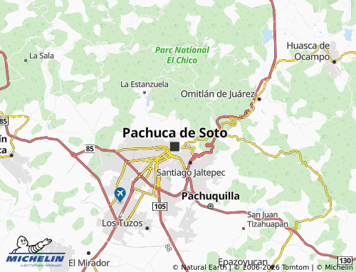 Carte MICHELIN San Juan Pachuca - ViaMichelin
