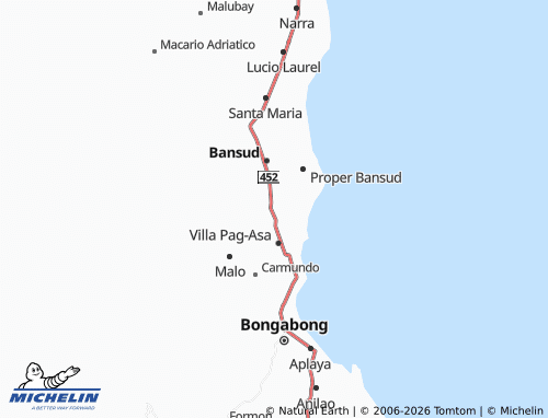 Mappa MICHELIN Proper Tiguisan - ViaMichelin