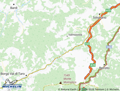 Mappa MICHELIN Branzone - ViaMichelin