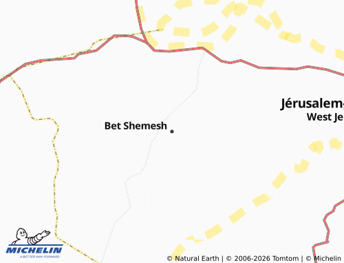 MICHELIN Bet Shemesh map - ViaMichelin