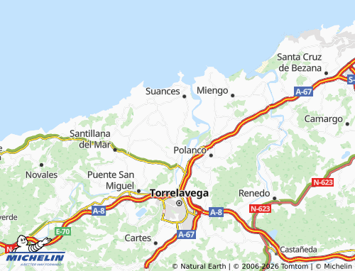 Kaart MICHELIN Vía - ViaMichelin