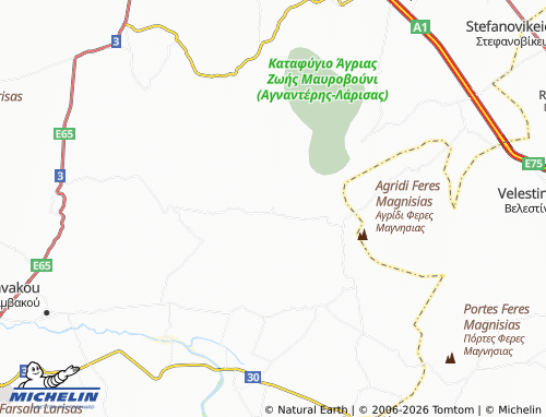 MICHELIN Agia Triada map - ViaMichelin