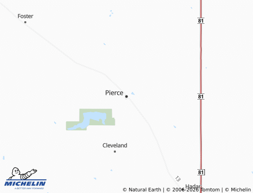 Mapa MICHELIN Pierce - ViaMichelin