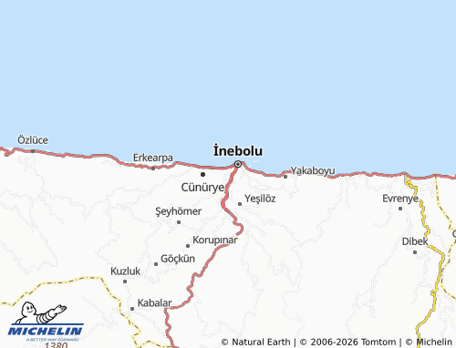 MICHELIN Avara map - ViaMichelin