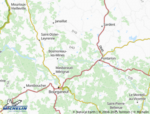 Carte MICHELIN Le Vaud-Garde - ViaMichelin