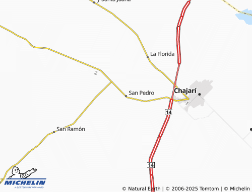 MICHELIN San Pedro map - ViaMichelin