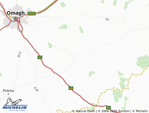 MICHELIN Beragh map - ViaMichelin