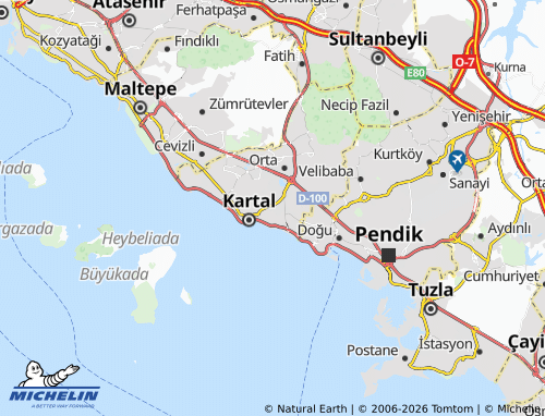 MICHELIN Çavuşoğlu map - ViaMichelin