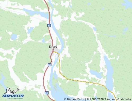 Carte MICHELIN Kåsjö - ViaMichelin