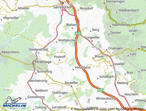 Carte MICHELIN Eschwiller - ViaMichelin