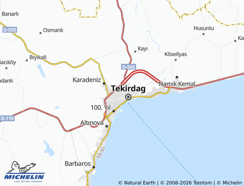 MICHELIN Aydoğdu map - ViaMichelin