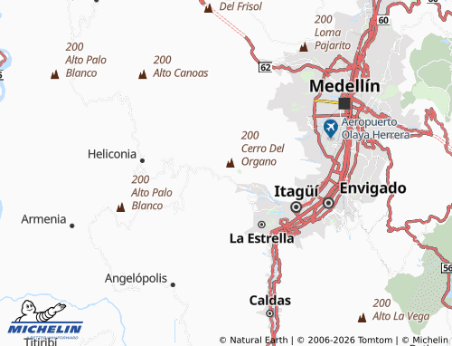 Carte MICHELIN La Oculta - ViaMichelin