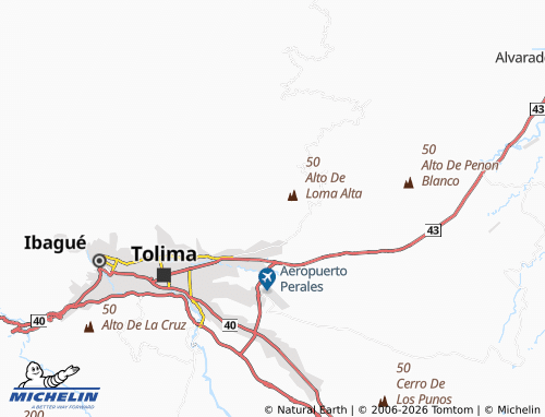 Mapa MICHELIN La Esperanza - ViaMichelin