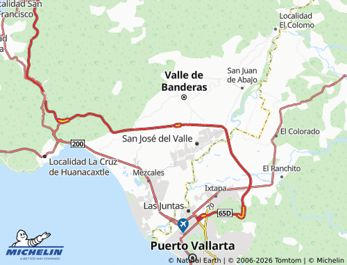 Mapa MICHELIN Valle Esmeralda - ViaMichelin
