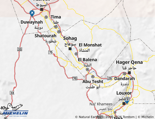 Mappa MICHELIN al-Osayrat - ViaMichelin