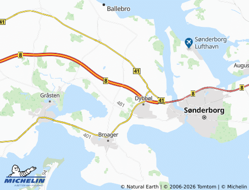 MICHELIN-Landkarte Stenderup - ViaMichelin