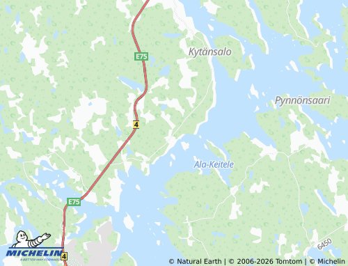 MICHELIN Laajaranta map - ViaMichelin