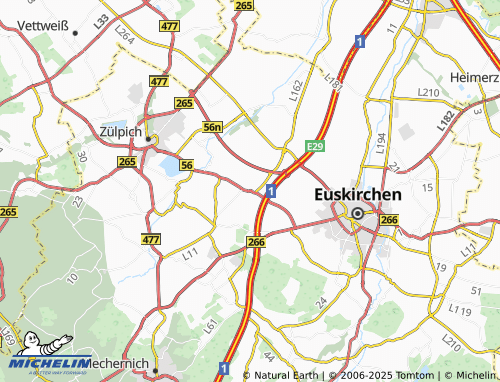 MICHELIN Dürscheven map - ViaMichelin