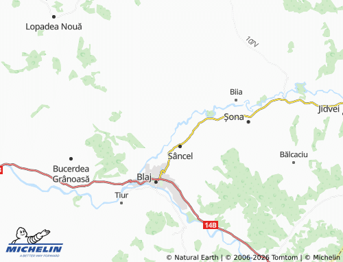 Carte MICHELIN Iclod - ViaMichelin