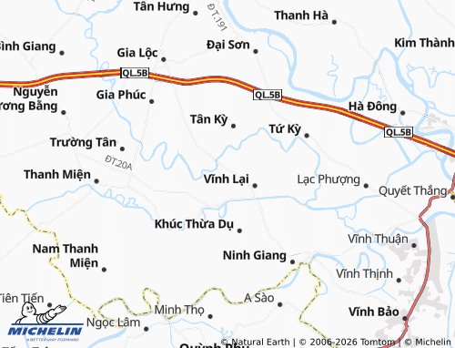 Mapa MICHELIN Ứng Hòe - ViaMichelin