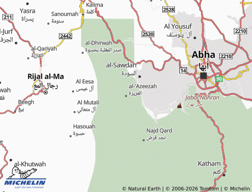 MICHELIN-Landkarte al-'Azeezah - ViaMichelin