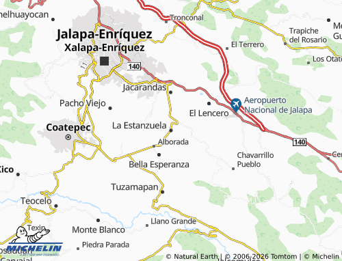 Mapa MICHELIN La Estanzuela - ViaMichelin