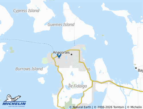 Kaart MICHELIN Anacortes - ViaMichelin