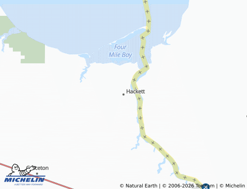 Carte MICHELIN Hackett - ViaMichelin