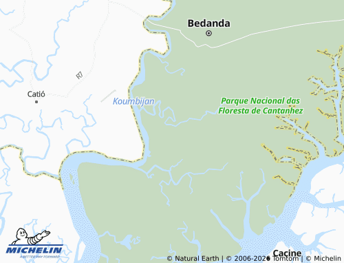 Mappa MICHELIN Cadique Yala - ViaMichelin
