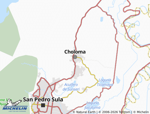 Mapa MICHELIN Choloma - ViaMichelin