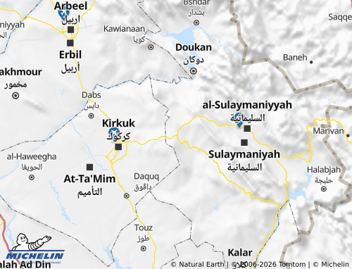 MICHELIN Chamchamal map - ViaMichelin
