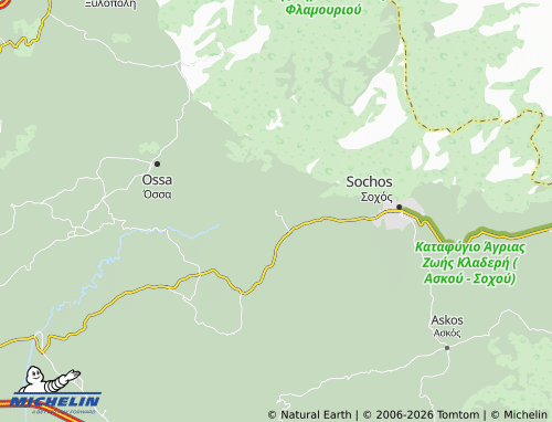 Mapa MICHELIN Kryoneri - ViaMichelin
