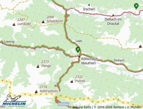 MICHELIN Kreuth map - ViaMichelin