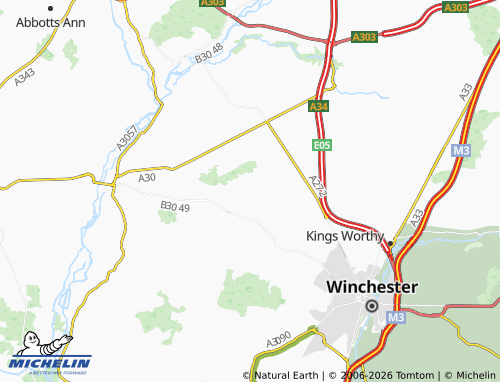 Carte MICHELIN Crawley - ViaMichelin